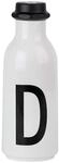 Design Letters Pers&ouml;nliche Trinkflasche Wei&szlig; (D) | BPA-Frei | 500 ml | Tritan
