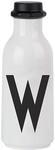 Design Letters Pers&ouml;nliche Trinkflasche Wei&szlig; (W) | BPA-Frei | 500 ml | Tritan