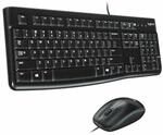 Logitech MK120 Kabelgebundenes Set mit Tastatur und Maus f&uuml;r Windows - PTG QWERTY