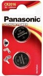 Panasonic CR2016 Lithium Knopfzelle, 3V, 2er Pack, 2B/3605/70