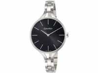 Calvin Klein Damen Analog Quarz Uhr mit Edelstahl Armband K7E23141