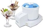 4in1 Eismaschine, Frozen Jogurt-Milchshake Maschine Flaschenk&uuml;hler Gino Gelati