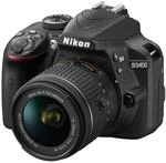 Nikon D3400 inkl. AF-P DX NIKKOR 18-55 mm & 70-300 mm Objektiv