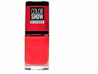 Maybelline New York Make-Up Nailpolish Color Show Nagellack Urban Coral/Ultra