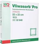 VLIWASORB Pro suberabsorb.Komp.steril 22x22 cm 10 St&uuml;ck