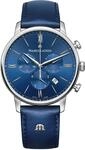 Maurice Lacroix Herren-Armbanduhr Chronograph Quarz Leder EL1098-SS001-410-1