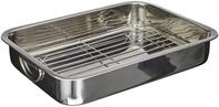 GSW 809405 Viereckpfanne mit Einsatz 809252 Edelstahl Viereckpfanne mit Einsatz 40cm,