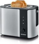 SEVERIN Automatik-Toaster, mit Br&ouml;tchenaufsatz, hochwertiger Edelstahl Toaster zum