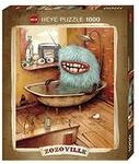 Heye HY29539 29539 - Standardpuzzle, Zozoville, Bathtub, 1000 Teile