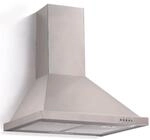 PKM Wandhaube 6090-2H | Dunstabzugshaube | 60 cm Breite | Edelstahl | LED-