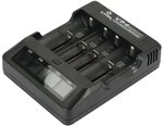 Xtar VP4 Ladeger&auml;t mit LCD Display f&uuml;r 4x Li-Ionen