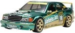 TAMIYA 58638 -"1:10 RC MB 190E Dieb.Alt Zakspeed TT-01E Fahrzeug Gr&uuml;n-goldene