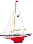 G&Uuml;NTHER FLUGSPIELE - 1804 - Segelboot Windy, ca. 35 x 42 cm, Segeljolle mit