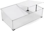 Profi - Fr&uuml;hbeet mit Alurahmen - 120X80X30/40CM - aus Polycarbonat -...