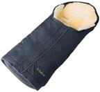 Fellhof 108709 Lammfell Fu&szlig;sack S&ouml;lden, gr&ouml;&szlig;enverstellbar, anthrazit-melange