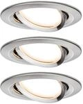 Paulmann Premium EBL Set Coin Slim dimmbar rund schwenkbar LED 3x6,8W 2700K 230V 51mm
