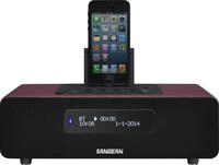 Sangean DDR-38 Tischradio - DAB + Radio mit iPod/iPhone-Dock - Stereo-Musik-Player -