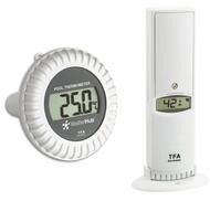 TFA Dostmann Weatherhub Thermo-Hygro-Sender mit Poolsender, 30.3310.02, Smarthome,