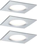 Paulmann 93895 Nova Plus LED Einbauleuchte inkl. Coin Basisset starr IP44 eckig