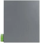 Design-Briefkasten mit Zeitungsfach 12 Liter grau-aluminium (RAL 9007) MOCAVI Box 111