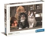 Clementoni 39340 Niedliche K&auml;tzchen &ndash; Puzzle 1000 Teile, Geschicklichkeitsspiel