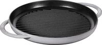 STAUB rund 30 cm grau Grillpfanne, Gusseisen