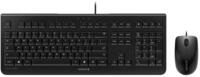 CHERRY DC 2000, Kabelgebundenes Tastatur-Maus-Set, Spanisches Layout (QWERTY), Plug &