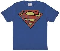 Logoshirt&reg; DC Comics Superman Logo T-Shirt Kinder blau 80/86