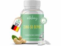Vitabay Zink Tabletten Hochdosiert 50 MG - 250 VEGANE Zink Tabletten (500...