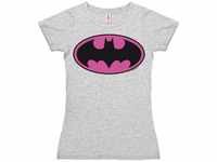 Logoshirt® DC Comics I Batman I Logo PINK I T-Shirt Print I Damen I...