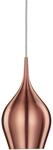 Moderne Pendelleuchte aus Aluminium in der Farbe Kupfer 1x40W von Searchlight Vibrant
