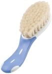 NUK Extraweiche Babyb&uuml;rste zur sanften Haarpflege von Babys, 100% echtes Ziegenhaar,