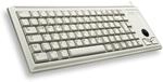 CHERRY G84-4400, Kompakte Tastatur mit Trackball, EU-Layout (QWERTY), Kabelgebunden