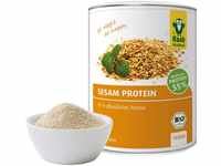 Raab Vitalfood Bio Sesam-Protein Pulver, rein pflanzliches Proteinpulver mit 55 %