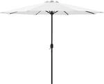 casa.pro Sonnenschirm &oslash;300cm 160g/m&sup2; Schirm Marktschirm Kurbelschirm Garten...