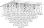 lux.pro Extravaganter Kronleuchter - Veli Prisma - (4 x G9 Sockel)(28,0 cm x...