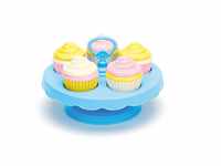 Green Toys 8601152, Cupcake Set für Kinderküche, Spielküche Rollenspiel,