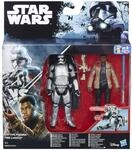 Star Wars Hasbro B9855ES0 - Finn Jakku vs Captain Phasma, Actionfigur