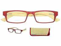 I NEED YOU Lesebrille Nature SPH:+1,50 Farbe:Rot