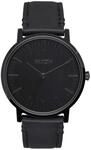 Nixon Herren-Armbanduhr PorterLeather Analog Quarz Leder A1058001-00