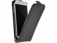 PhoneNatic Kunst-Lederhülle kompatibel mit Samsung Galaxy S4 - Flip-Case...