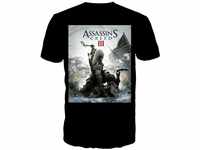 Assassin's Creed 3 T-Shirt -L- Game Cover, schwarz