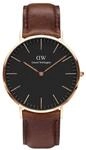Daniel Wellington Classic Uhr 40mm Double Plated Stainless Steel (316L) Rose Gold