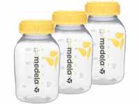 Medela Flaschen zur Aufbewahrung von Muttermilch | BPA-frei | Packung à 3 × 150 ml