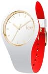 Ice-Watch - ICE loulou White Gold - Wei&szlig;e Damenuhr mit Silikonarmband - 007229