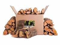 Axtschlag Räucherholz Apfel, 10 kg sortenreines Smoker Wood mit Rinde,...