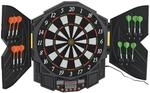 SPORTNOW Elektronische Dartscheibe Dartboard mit Sprachansagen Englische Stimme