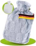 Hugo Frosch W&auml;rmflasche Klassik 1,8l &ndash; Made in Germany &ndash; mit kuscheligem