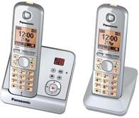 Panasonic KX-TG6722GS Duo Schnurlostelefon (4,6 cm (1,8 Zoll) Display, Smart-Taste,
