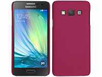 PhoneNatic Case kompatibel mit Samsung Galaxy A3 (A300) - Hülle pink gummiert
